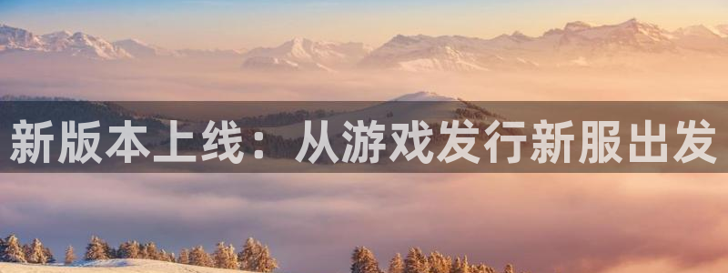 bg大游集团：新版本上线：从游戏发行新服出发