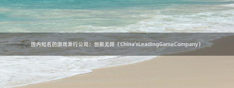 广东bg大游电子科技有限公司：国内知名的游戏发行公司：创新无限（China\'sLeadingGameCompany）